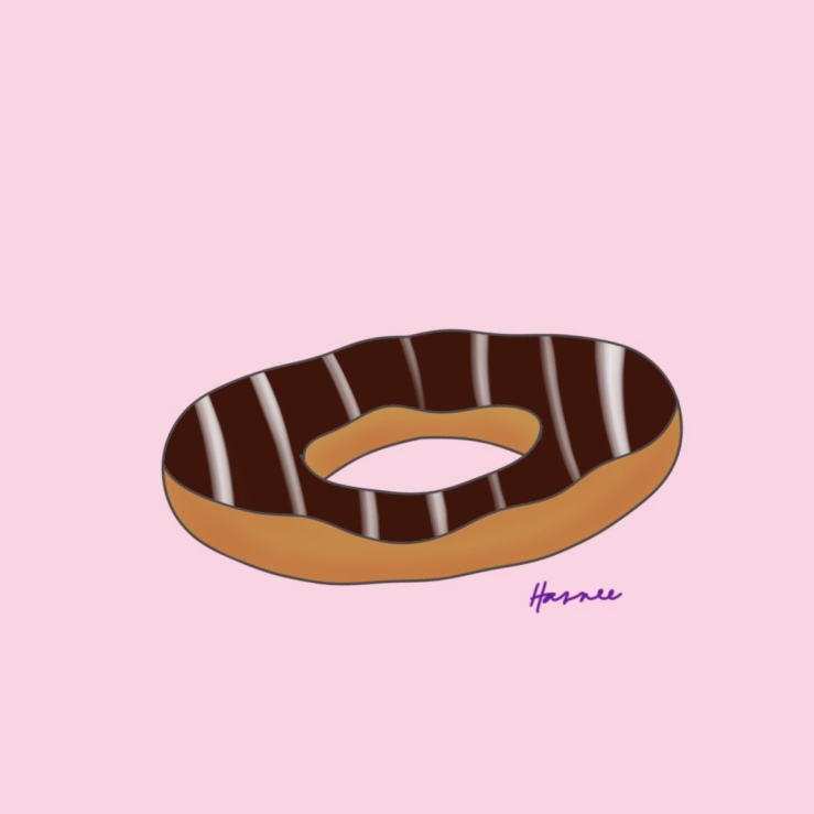 Doughnut drawing cute